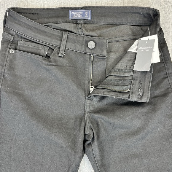 Abercrombie &‎ Fitch Harper Ankle new with tags Black Dress Jeans women 2/26X26 - Picture 10 of 14
